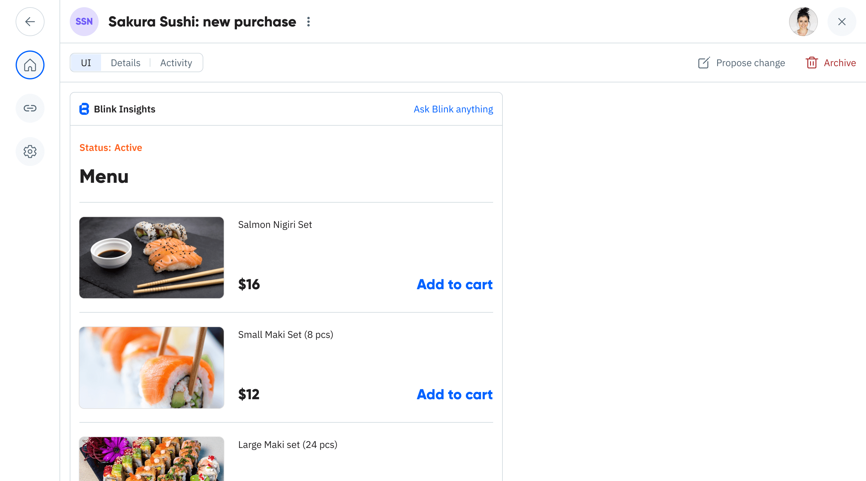 Orders coming in preview