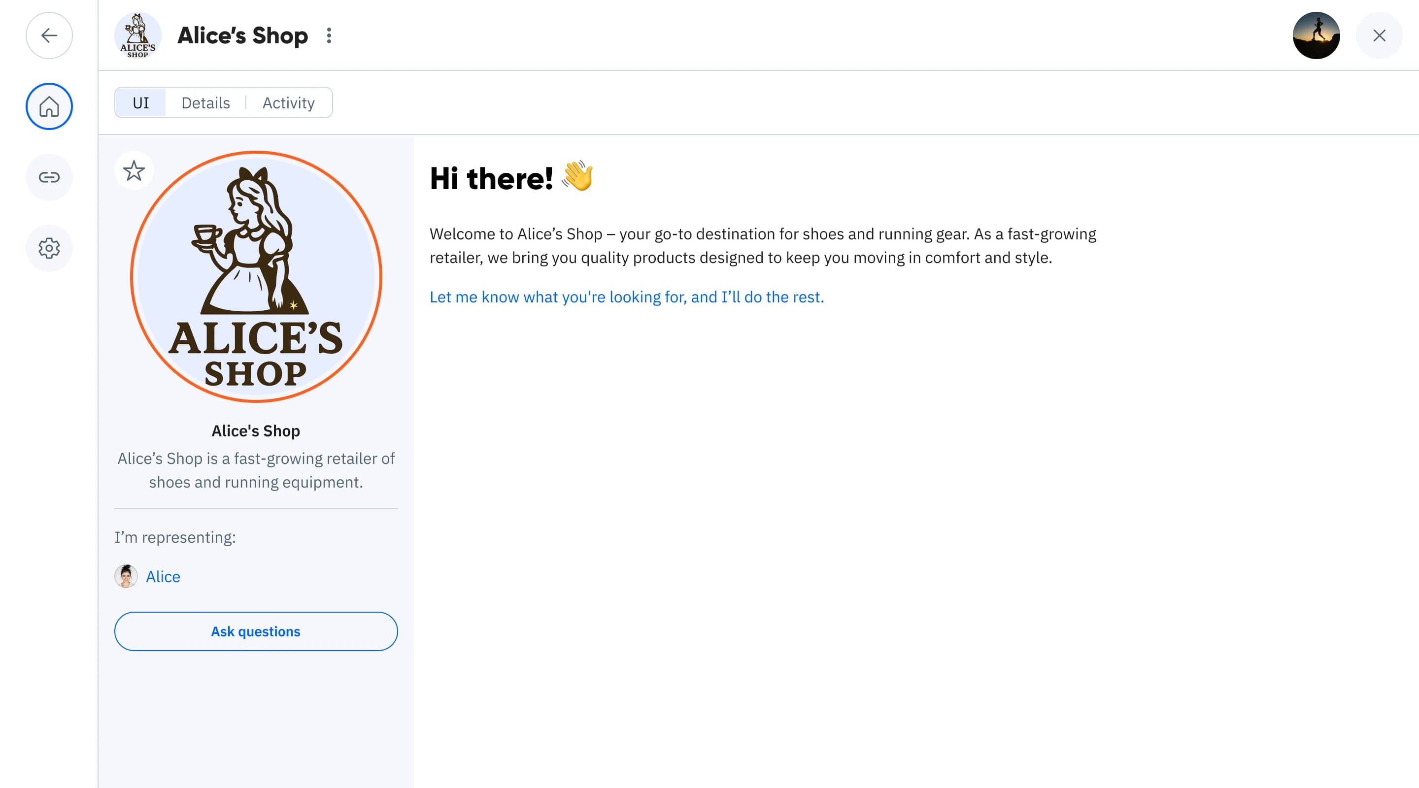 Launch Portal agent: your customer-facing storefront