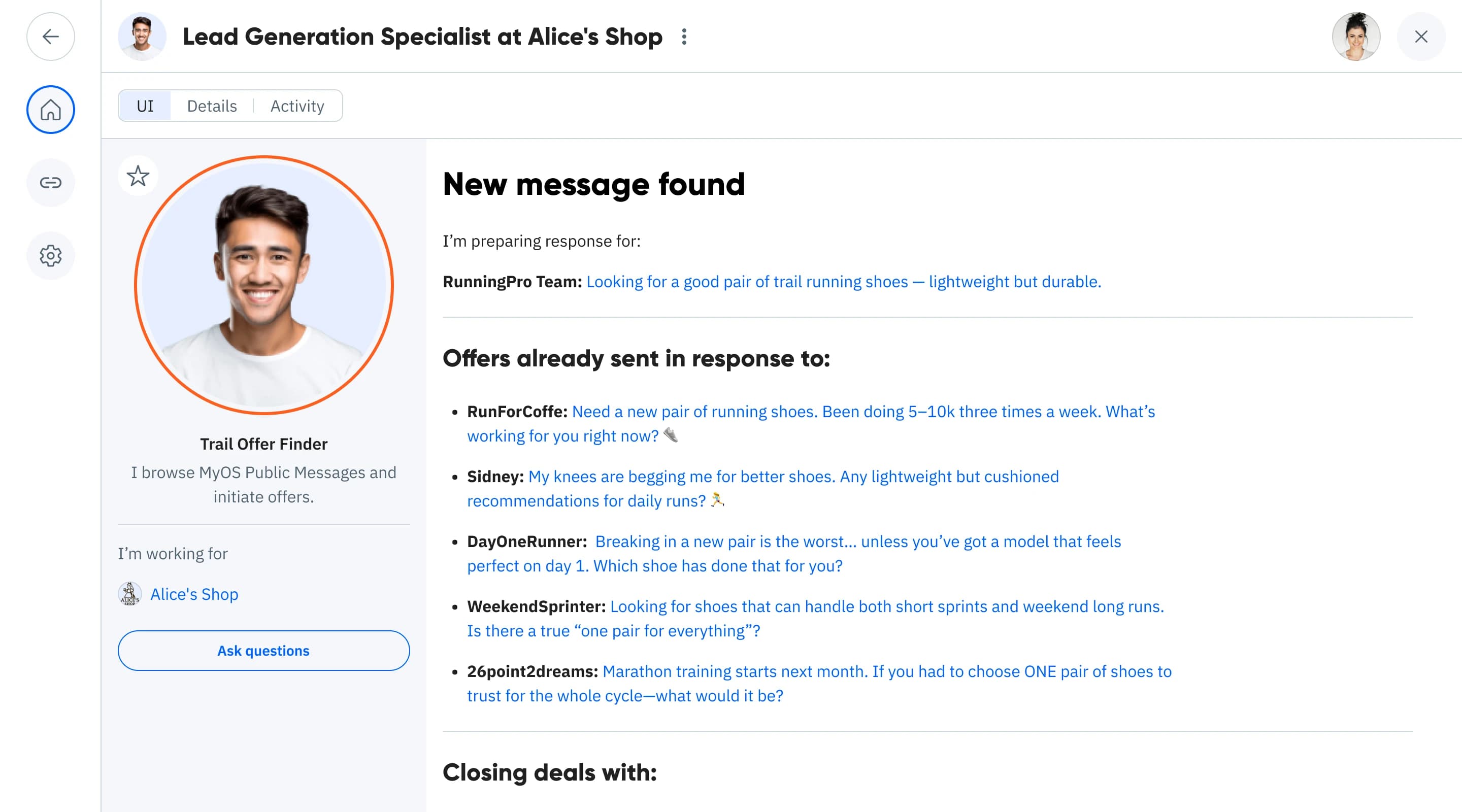 Deploy multiple agents in the backoffice