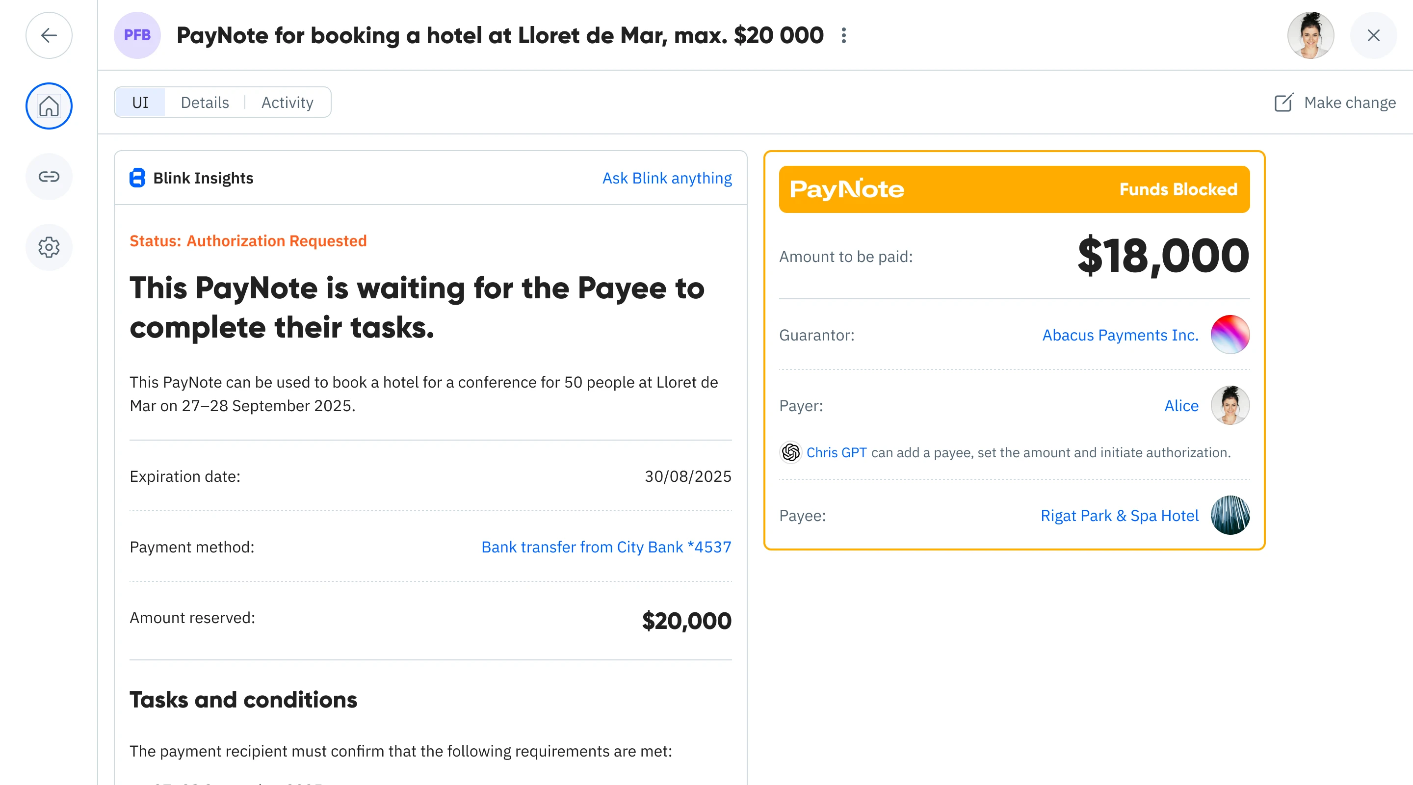 PayNotes are special documents that give your AI agents the ability to send and receive money safely