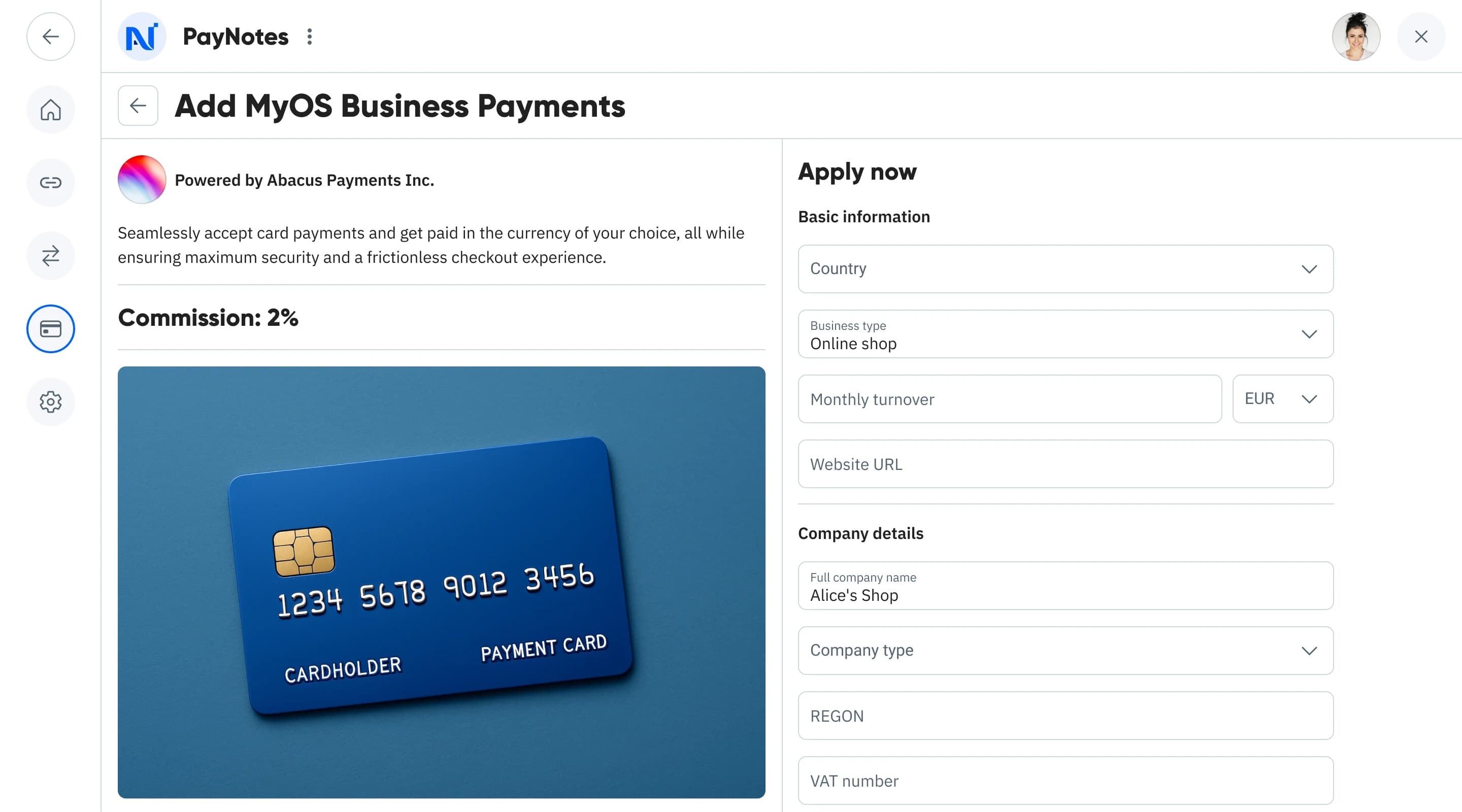 Add a payments provider